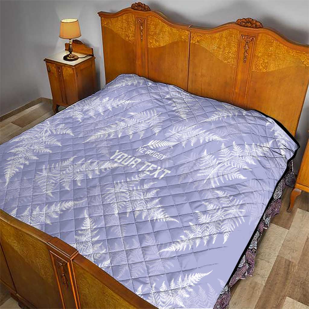 New Zealand Silver Fern Rugby Custom Quilt Go Aotearoa Champions Purple Version - Aussie Hoodie