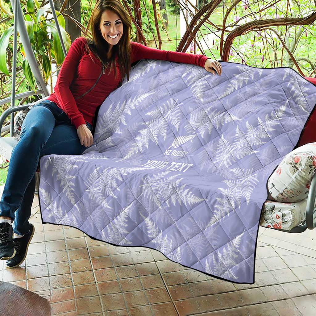 New Zealand Silver Fern Rugby Custom Quilt Go Aotearoa Champions Purple Version - Aussie Hoodie
