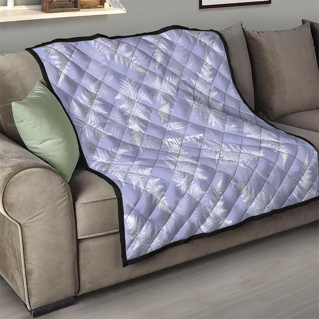 New Zealand Silver Fern Rugby Custom Quilt Go Aotearoa Champions Purple Version - Aussie Hoodie