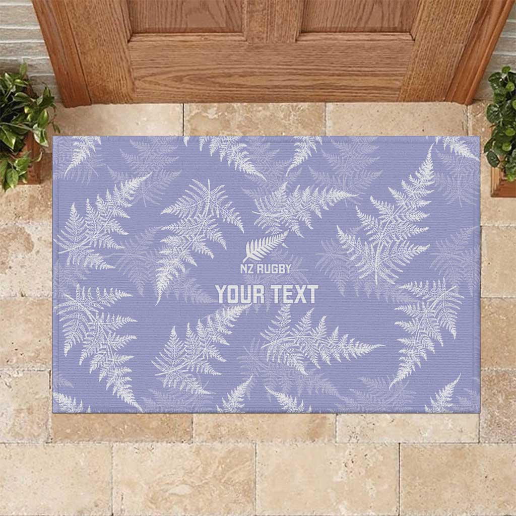 New Zealand Silver Fern Rugby Custom Rubber Doormat Go Aotearoa Champions Purple Version - Aussie Hoodie
