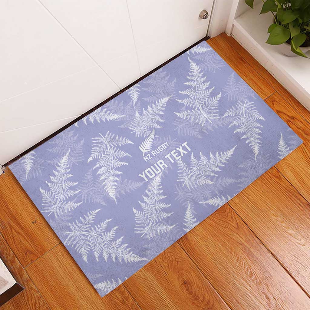 New Zealand Silver Fern Rugby Custom Rubber Doormat Go Aotearoa Champions Purple Version - Aussie Hoodie