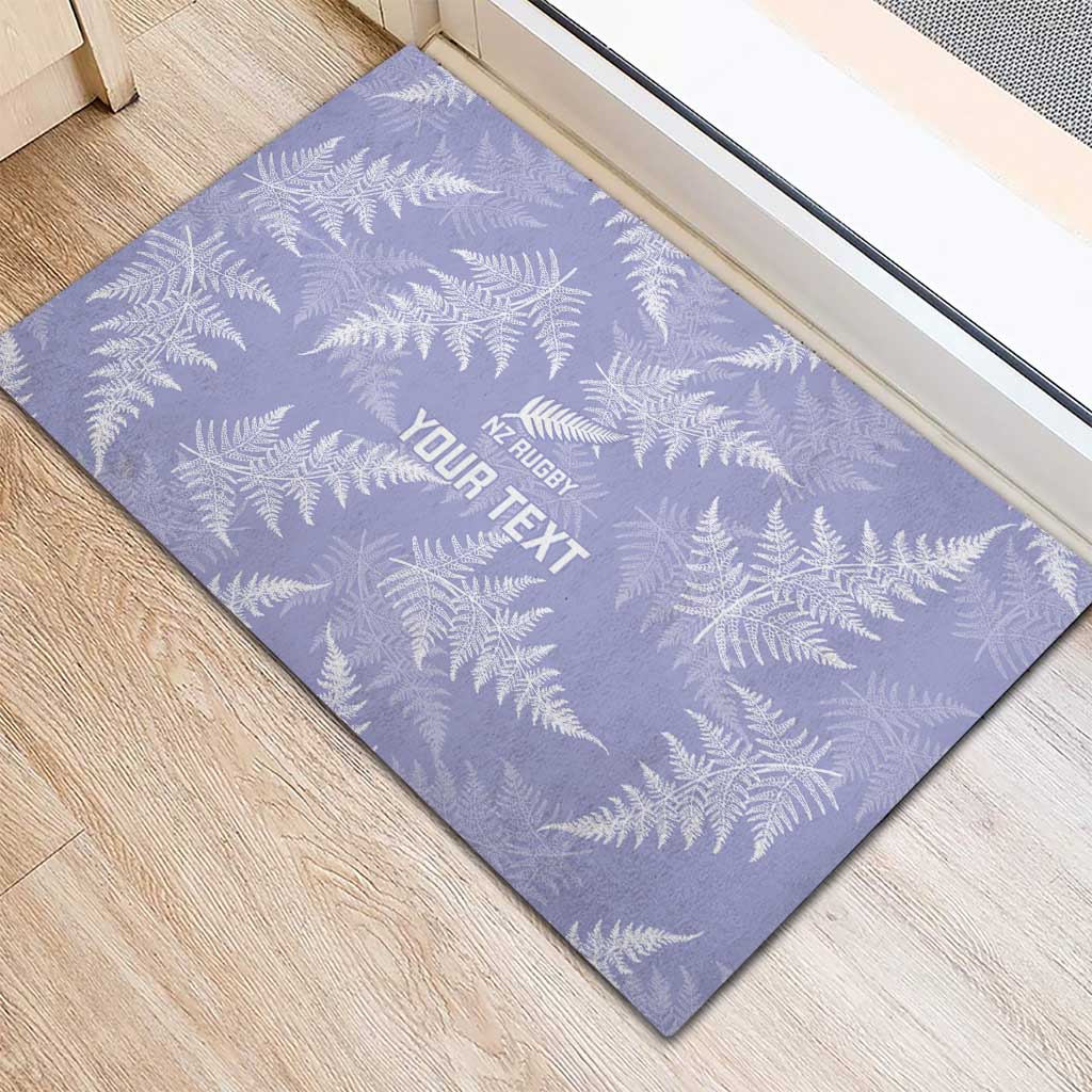 New Zealand Silver Fern Rugby Custom Rubber Doormat Go Aotearoa Champions Purple Version - Aussie Hoodie