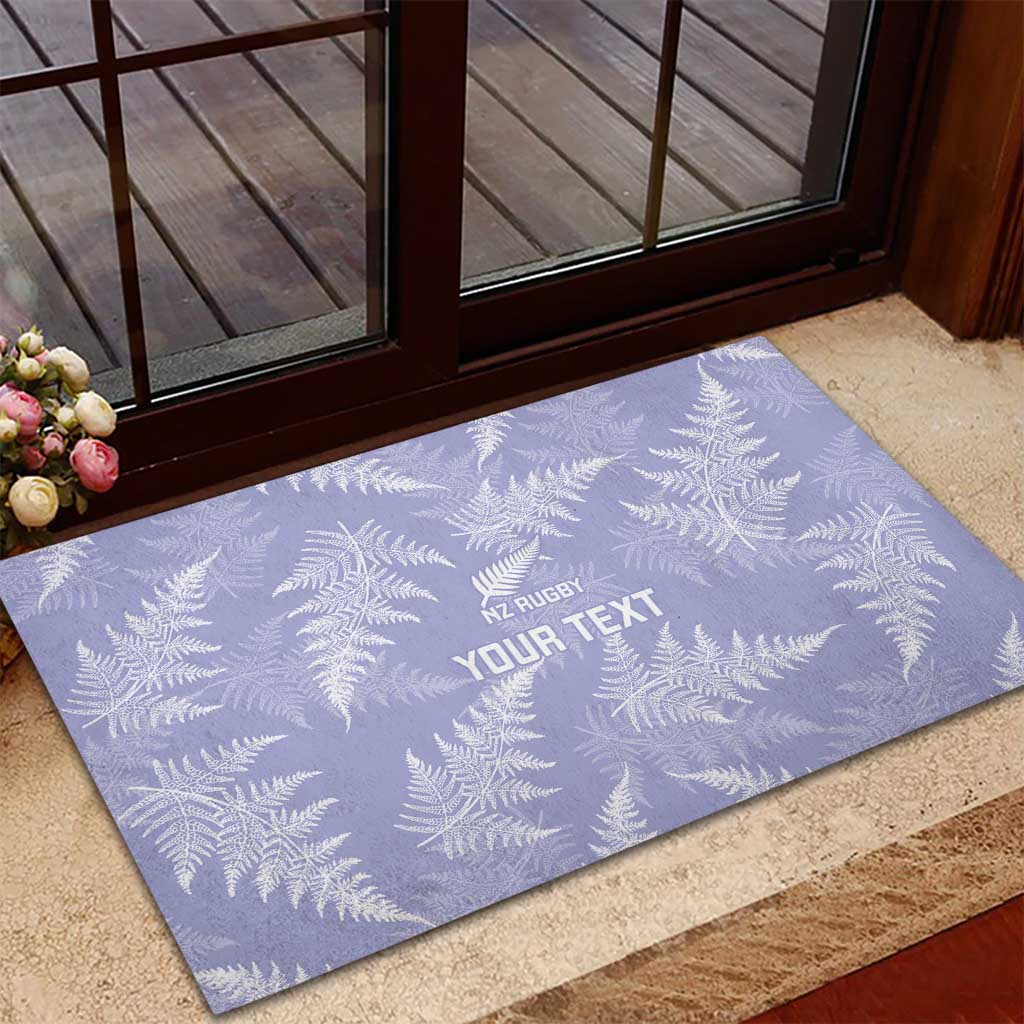 New Zealand Silver Fern Rugby Custom Rubber Doormat Go Aotearoa Champions Purple Version - Aussie Hoodie
