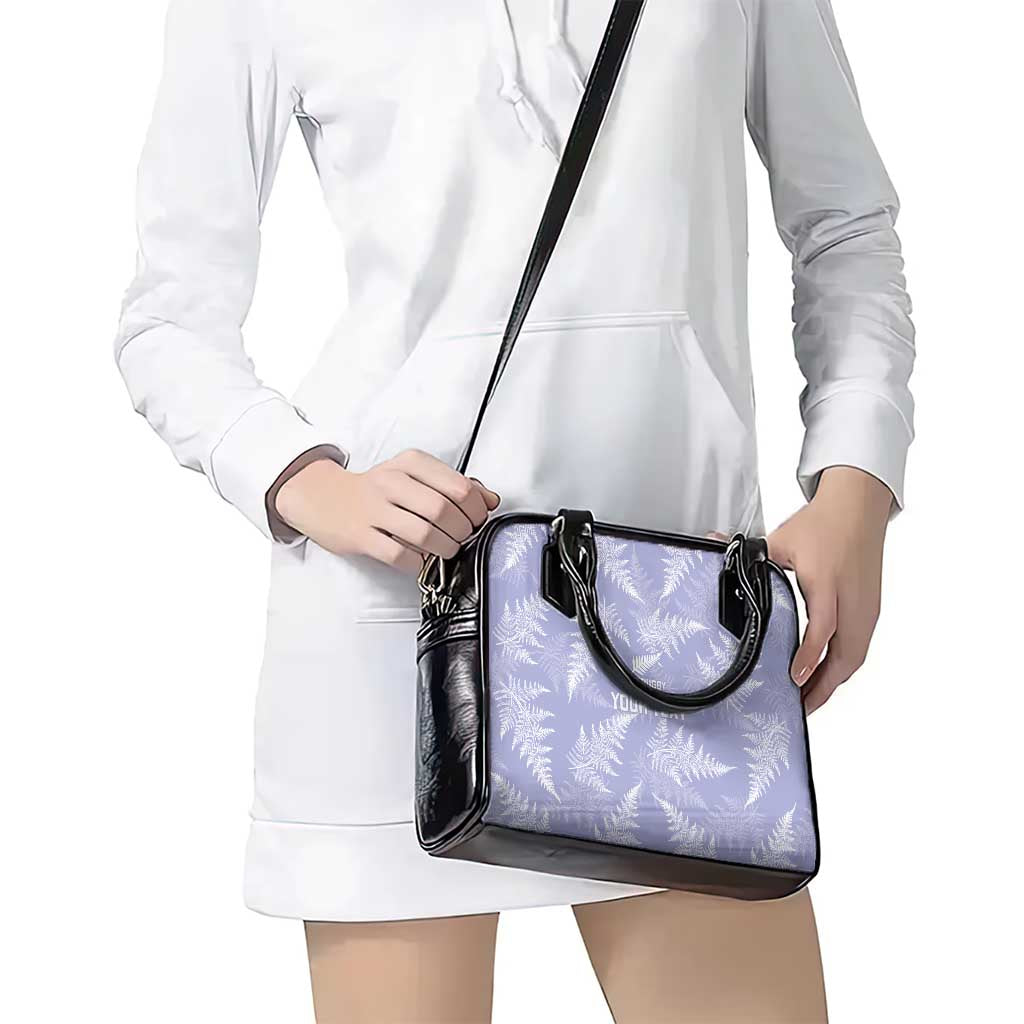 New Zealand Silver Fern Rugby Custom Shoulder Handbag Go Aotearoa Champions Purple Version - Aussie Hoodie