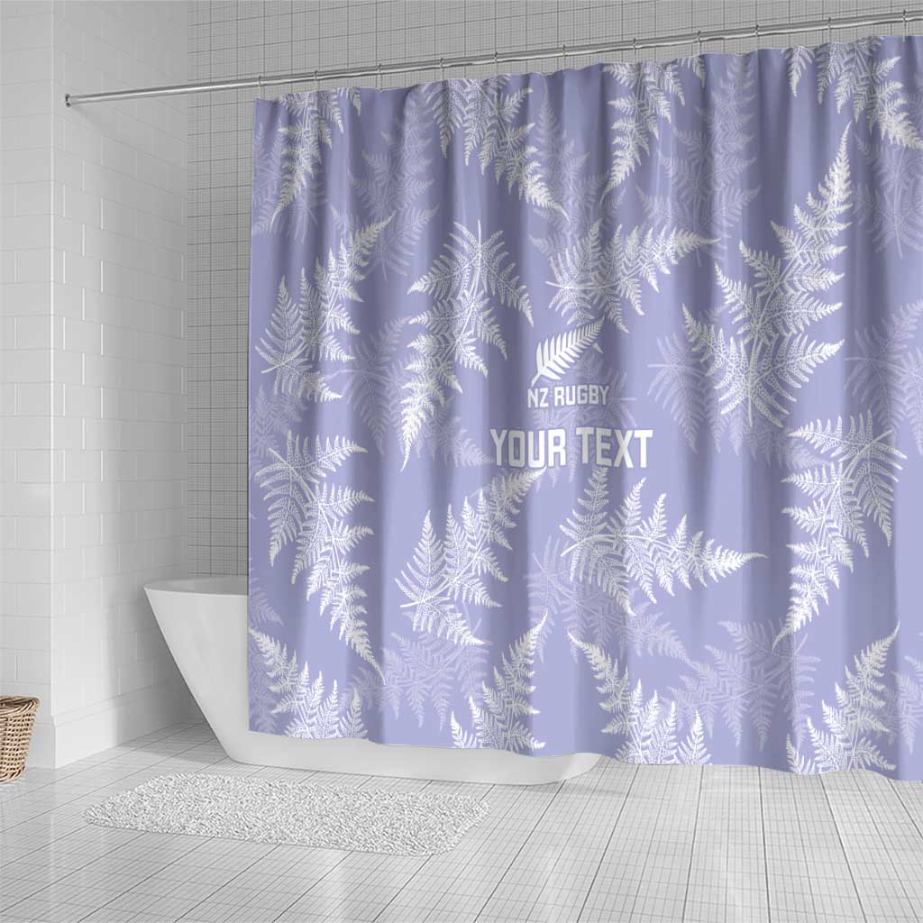 New Zealand Silver Fern Rugby Custom Shower Curtain Go Aotearoa Champions Purple Version - Aussie Hoodie
