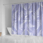 New Zealand Silver Fern Rugby Custom Shower Curtain Go Aotearoa Champions Purple Version - Aussie Hoodie