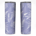 New Zealand Silver Fern Rugby Custom Skinny Tumbler Go Aotearoa Champions Purple Version - Aussie Hoodie