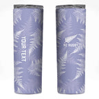 New Zealand Silver Fern Rugby Custom Skinny Tumbler Go Aotearoa Champions Purple Version - Aussie Hoodie