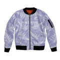 New Zealand Silver Fern Rugby Custom Sleeve Zip Bomber Jacket Go Aotearoa Champions Purple Version - Aussie Hoodie
