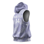 New Zealand Silver Fern Rugby Custom Sleeveless Hoodie Go Aotearoa Champions Purple Version - Aussie Hoodie