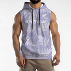New Zealand Silver Fern Rugby Custom Sleeveless Hoodie Go Aotearoa Champions Purple Version - Aussie Hoodie
