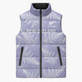 New Zealand Silver Fern Rugby Custom Sleeveless Puffer Jacket Go Aotearoa Champions Purple Version - Aussie Hoodie