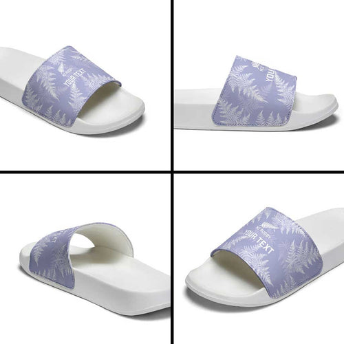 New Zealand Silver Fern Rugby Custom Slide Sandals Go Aotearoa Champions Purple Version - Aussie Hoodie