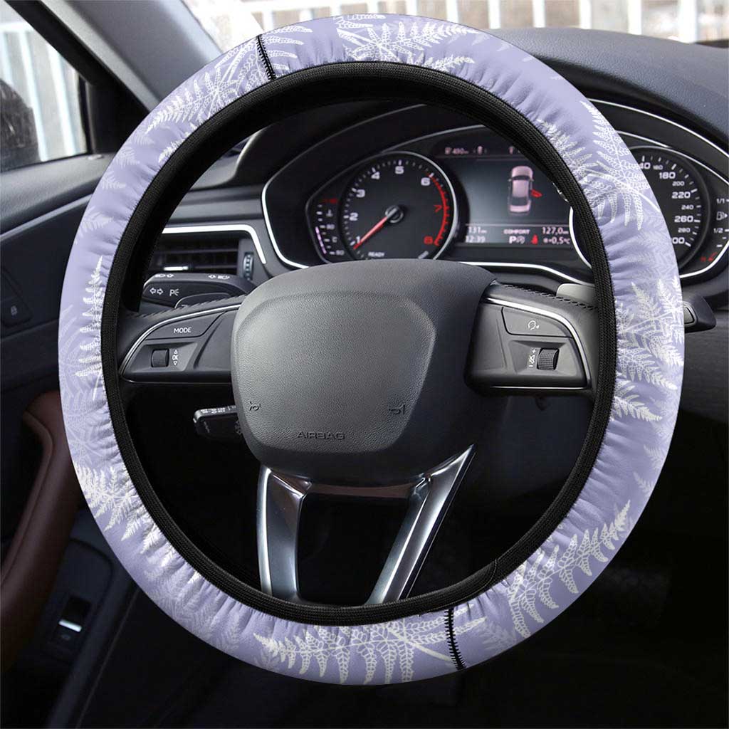 New Zealand Silver Fern Rugby Steering Wheel Cover Go Aotearoa Champions Purple Version - Aussie Hoodie