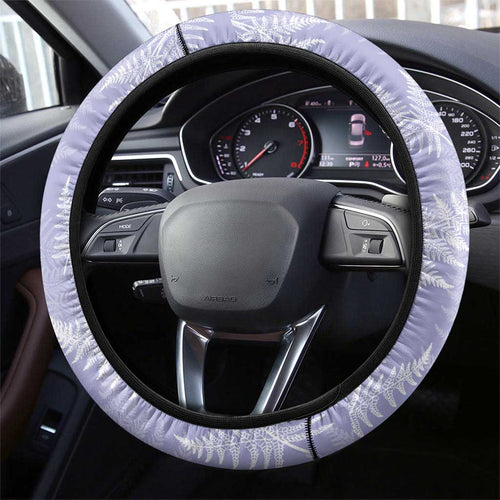 New Zealand Silver Fern Rugby Steering Wheel Cover Go Aotearoa Champions Purple Version - Aussie Hoodie