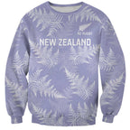 New Zealand Silver Fern Rugby Custom Sweatshirt Go Aotearoa Champions Purple Version - Aussie Hoodie