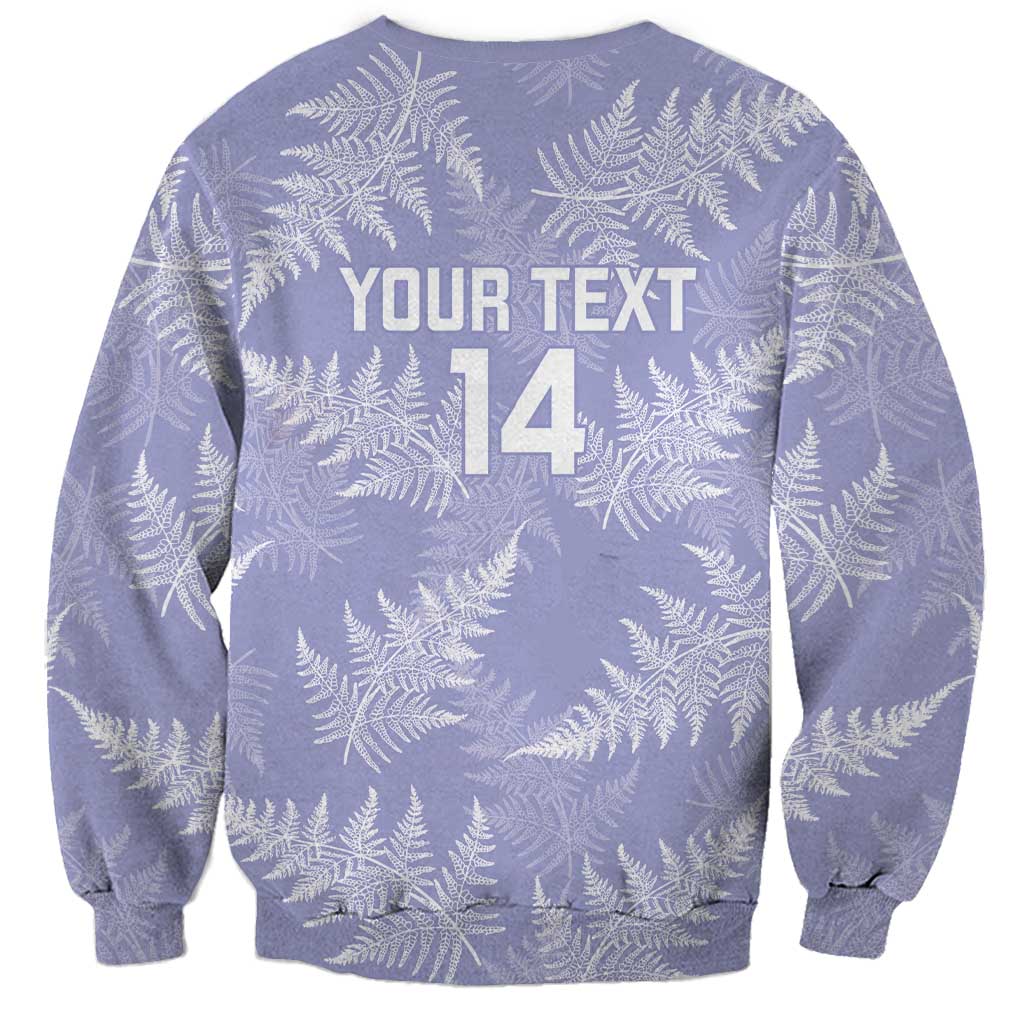New Zealand Silver Fern Rugby Custom Sweatshirt Go Aotearoa Champions Purple Version - Aussie Hoodie