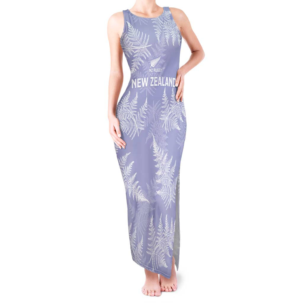 New Zealand Silver Fern Rugby Custom Tank Maxi Dress Go Aotearoa Champions Purple Version - Aussie Hoodie
