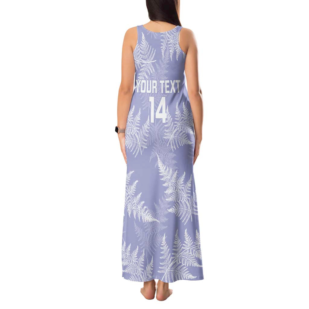 New Zealand Silver Fern Rugby Custom Tank Maxi Dress Go Aotearoa Champions Purple Version - Aussie Hoodie