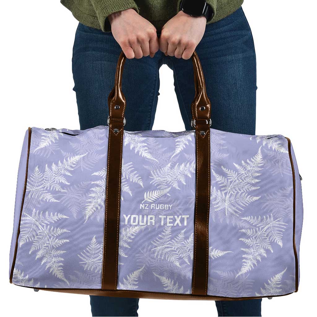 New Zealand Silver Fern Rugby Custom Travel Bag Go Aotearoa Champions Purple Version - Aussie Hoodie