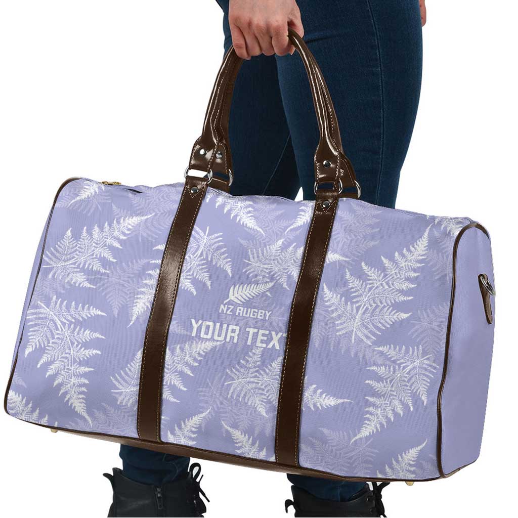 New Zealand Silver Fern Rugby Custom Travel Bag Go Aotearoa Champions Purple Version - Aussie Hoodie