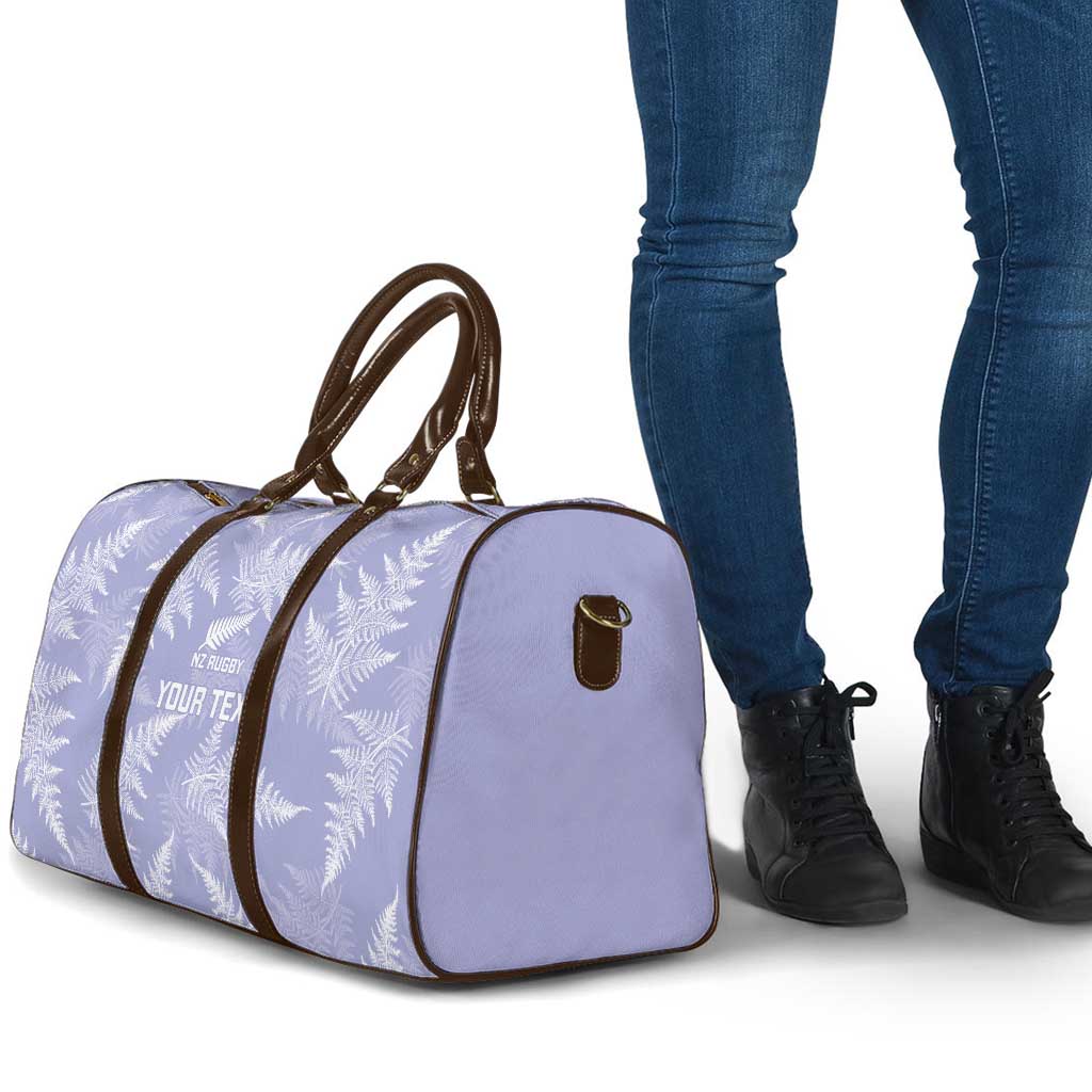 New Zealand Silver Fern Rugby Custom Travel Bag Go Aotearoa Champions Purple Version - Aussie Hoodie