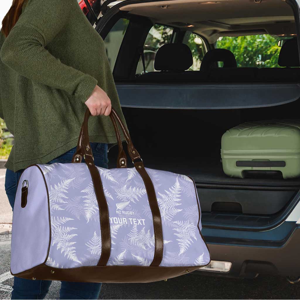 New Zealand Silver Fern Rugby Custom Travel Bag Go Aotearoa Champions Purple Version - Aussie Hoodie