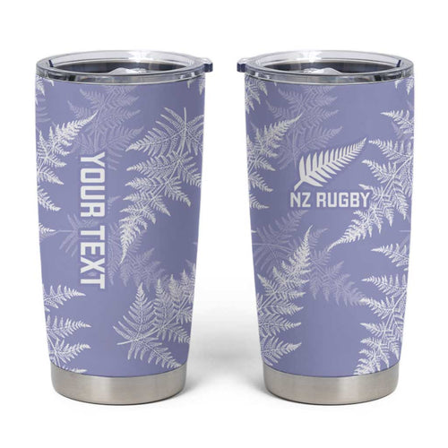 New Zealand Silver Fern Rugby Custom Tumbler Cup Go Aotearoa Champions Purple Version - Aussie Hoodie