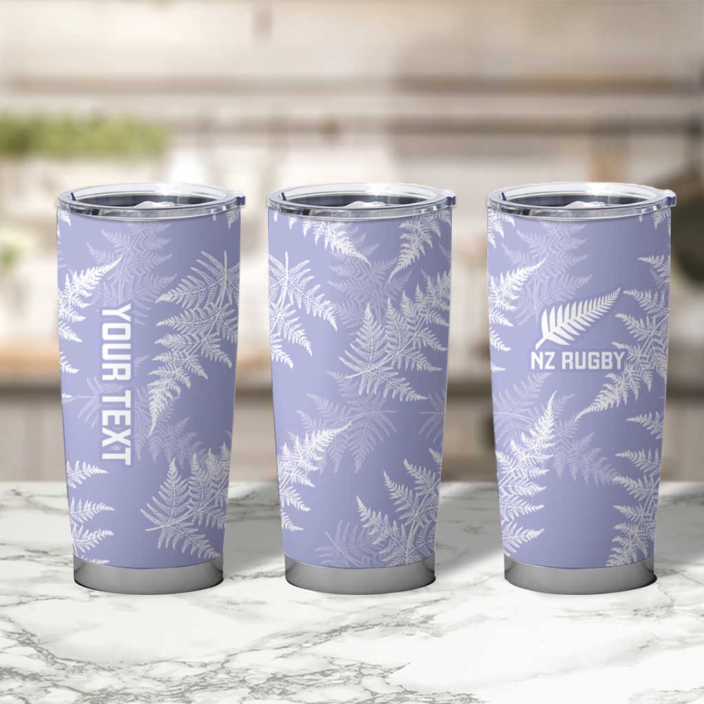 New Zealand Silver Fern Rugby Custom Tumbler Cup Go Aotearoa Champions Purple Version - Aussie Hoodie