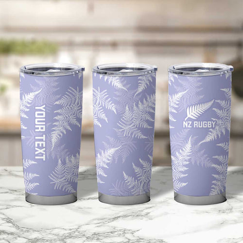 New Zealand Silver Fern Rugby Custom Tumbler Cup Go Aotearoa Champions Purple Version - Aussie Hoodie