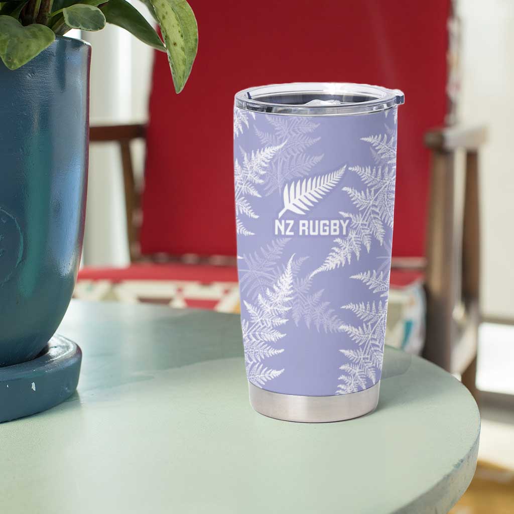 New Zealand Silver Fern Rugby Custom Tumbler Cup Go Aotearoa Champions Purple Version - Aussie Hoodie