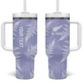 New Zealand Silver Fern Rugby Custom Tumbler With Handle Go Aotearoa Champions Purple Version - Aussie Hoodie