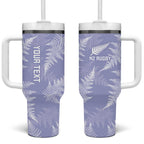 New Zealand Silver Fern Rugby Custom Tumbler With Handle Go Aotearoa Champions Purple Version - Aussie Hoodie