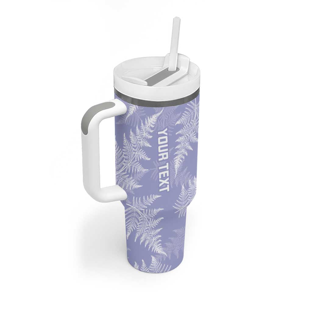 New Zealand Silver Fern Rugby Custom Tumbler With Handle Go Aotearoa Champions Purple Version - Aussie Hoodie