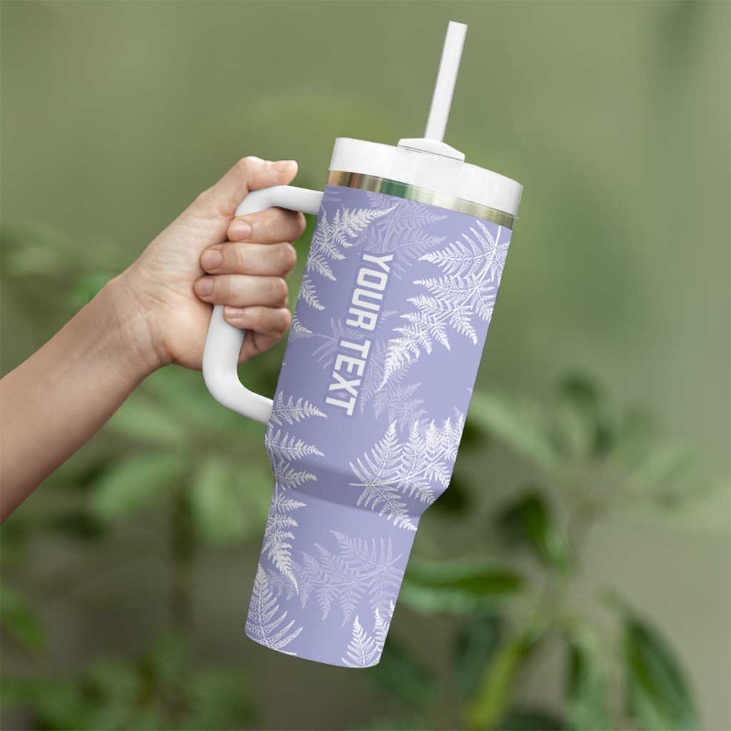 New Zealand Silver Fern Rugby Custom Tumbler With Handle Go Aotearoa Champions Purple Version - Aussie Hoodie