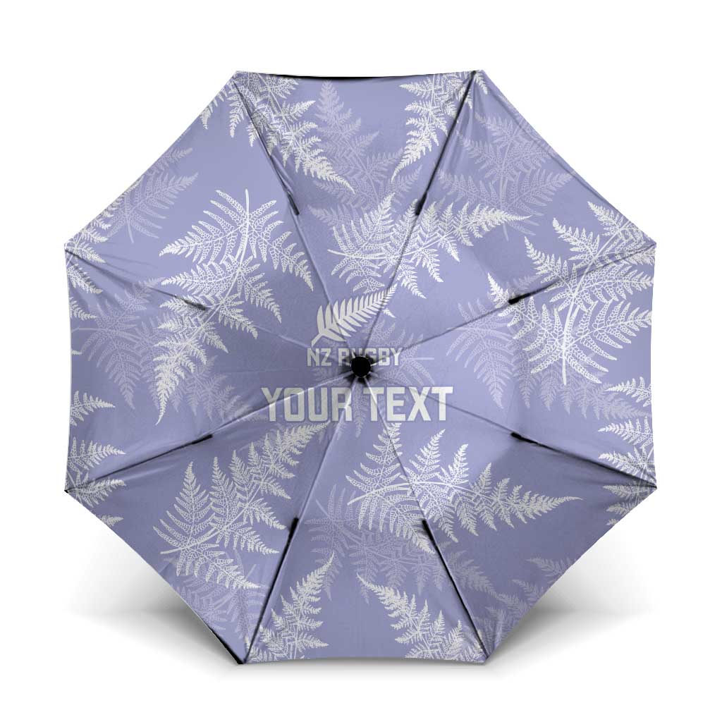 New Zealand Silver Fern Rugby Custom Umbrella Go Aotearoa Champions Purple Version - Aussie Hoodie
