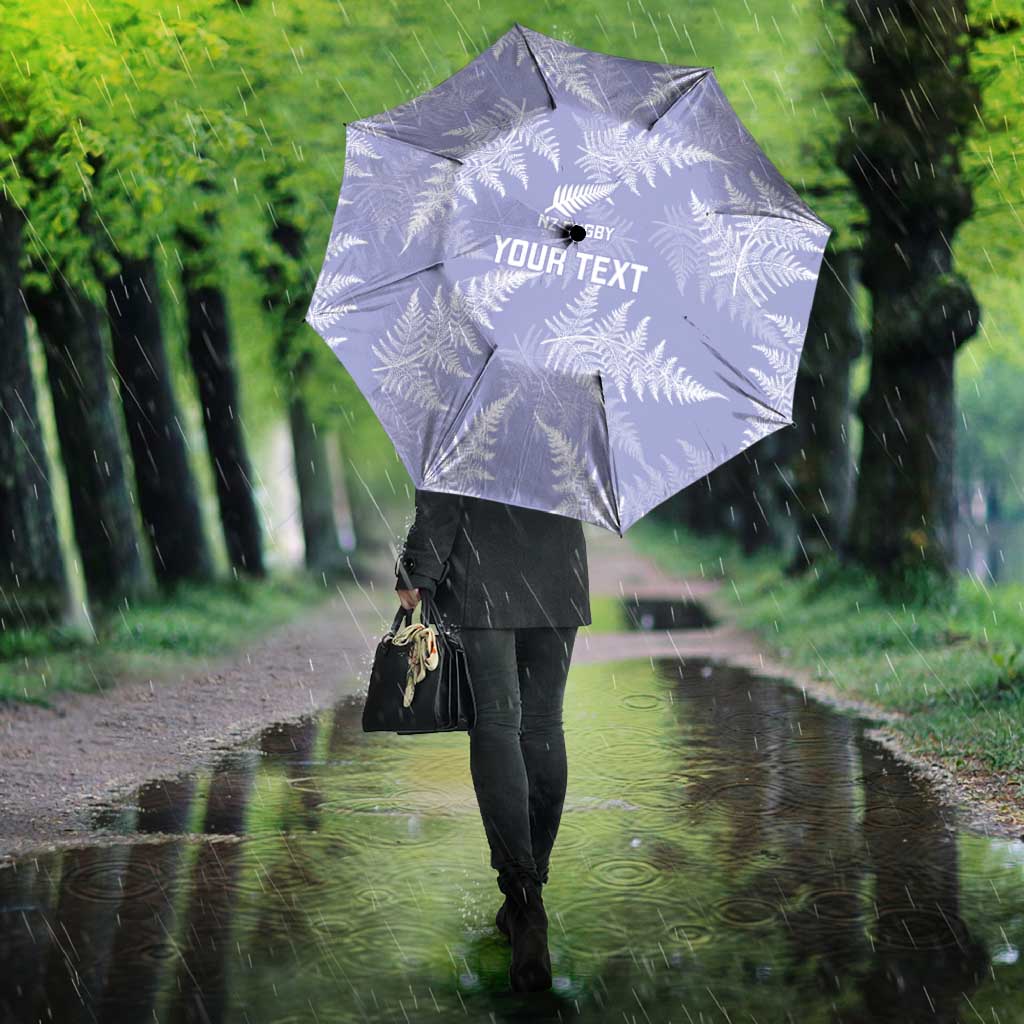 New Zealand Silver Fern Rugby Custom Umbrella Go Aotearoa Champions Purple Version - Aussie Hoodie