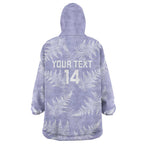 New Zealand Silver Fern Rugby Custom Wearable Blanket Hoodie Go Aotearoa Champions Purple Version - Aussie Hoodie