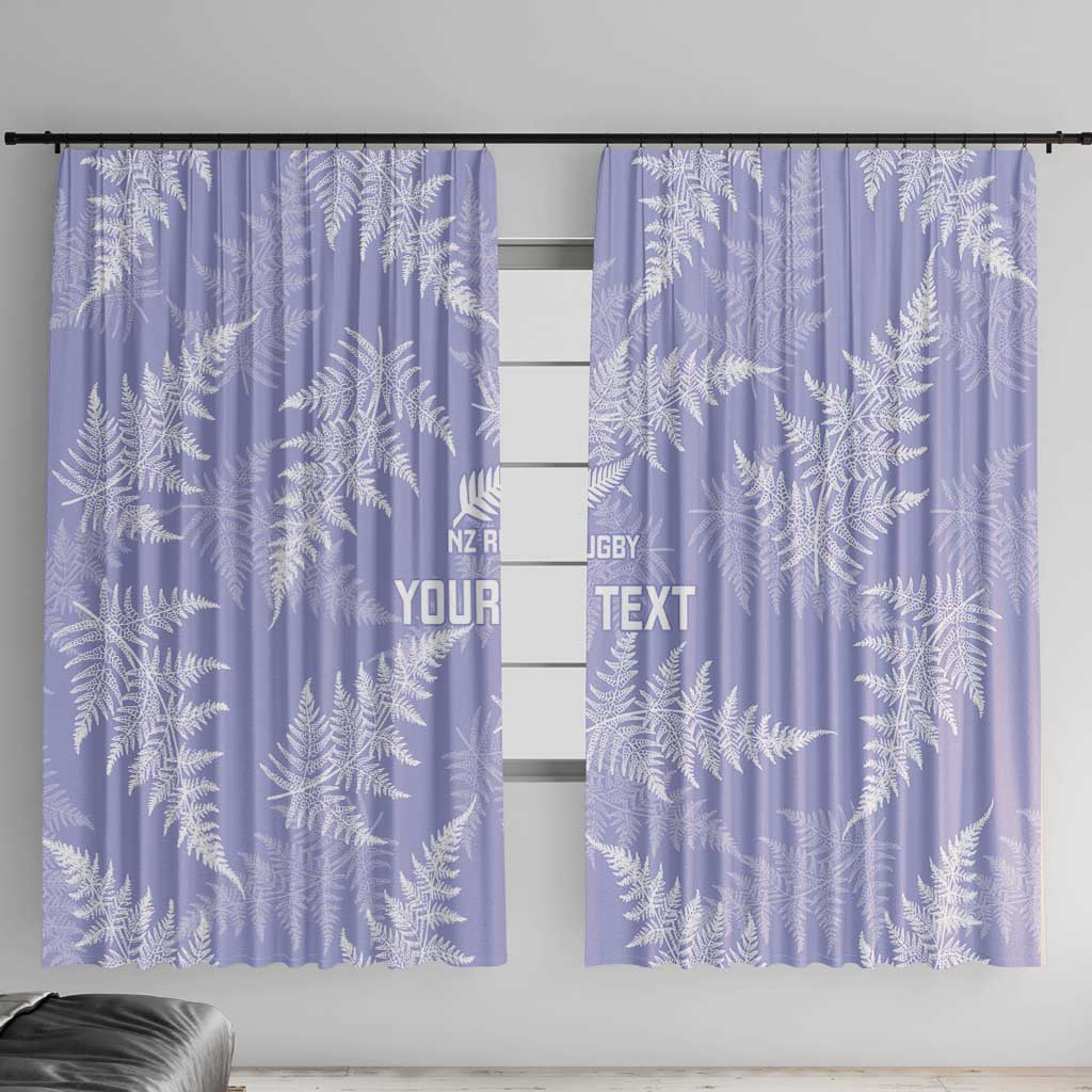 New Zealand Silver Fern Rugby Custom Window Curtain Go Aotearoa Champions Purple Version - Aussie Hoodie
