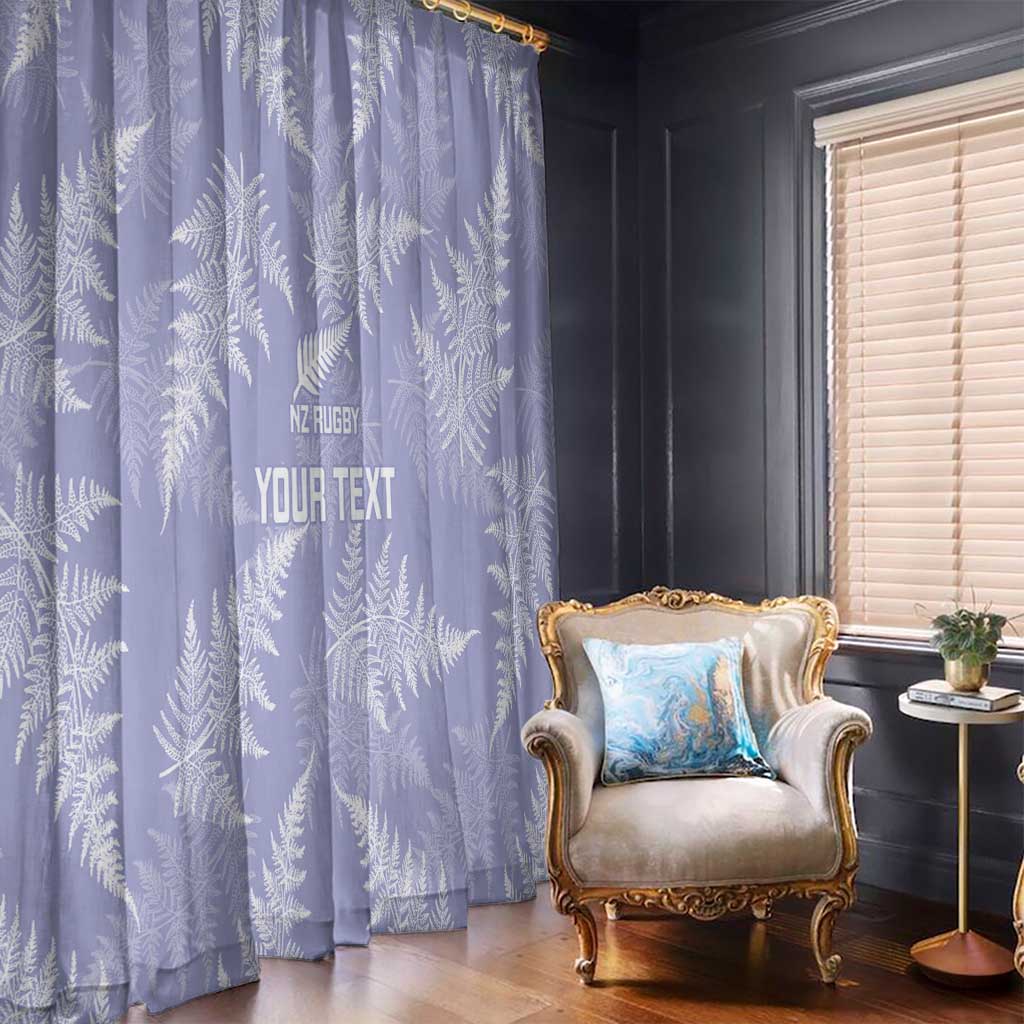 New Zealand Silver Fern Rugby Custom Window Curtain Go Aotearoa Champions Purple Version - Aussie Hoodie