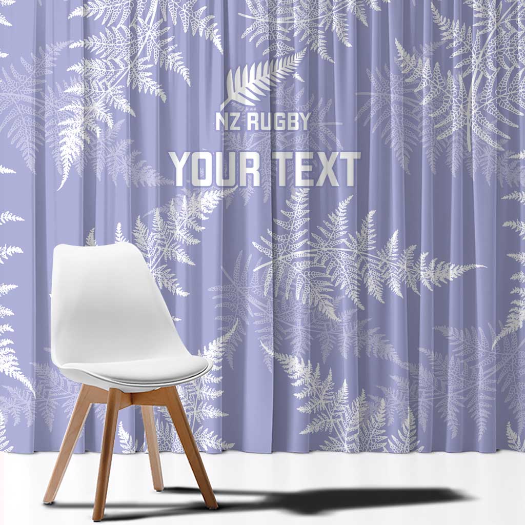 New Zealand Silver Fern Rugby Custom Window Curtain Go Aotearoa Champions Purple Version - Aussie Hoodie