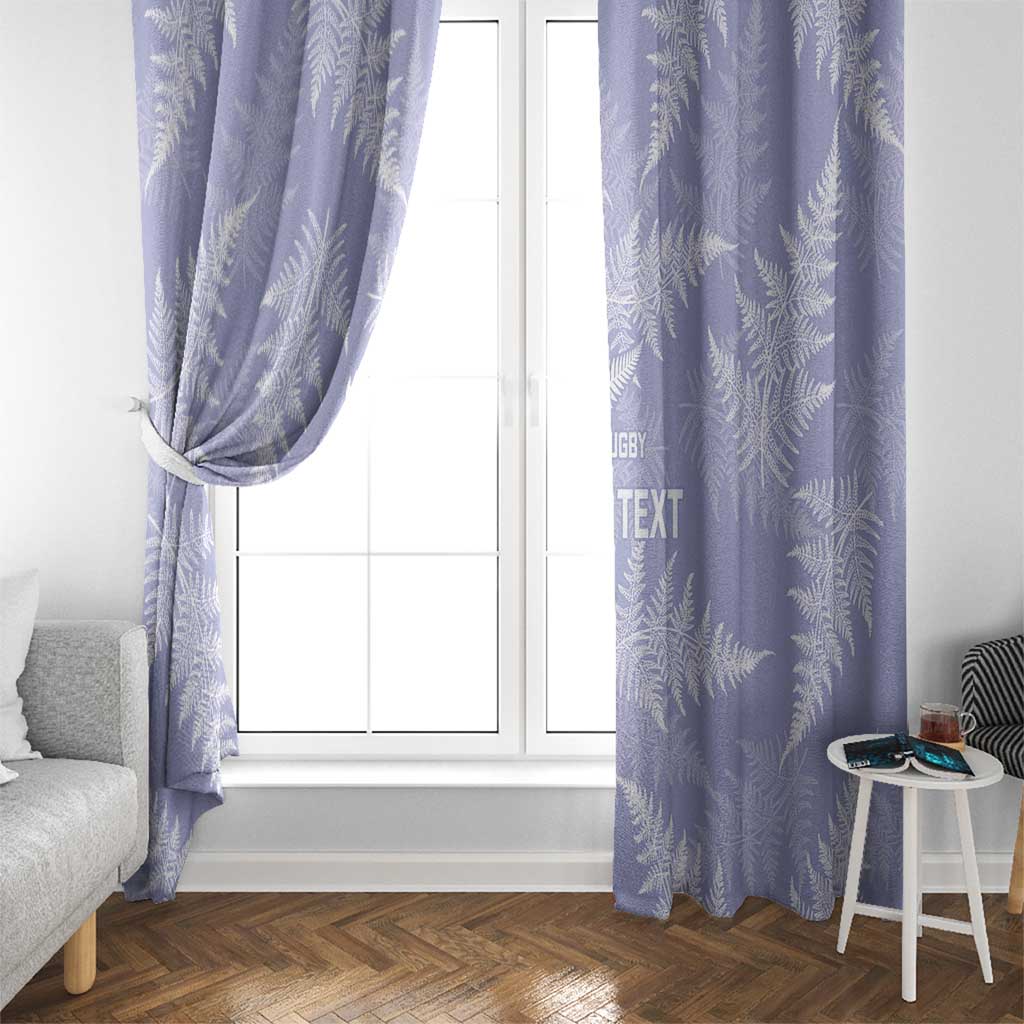 New Zealand Silver Fern Rugby Custom Window Curtain Go Aotearoa Champions Purple Version - Aussie Hoodie