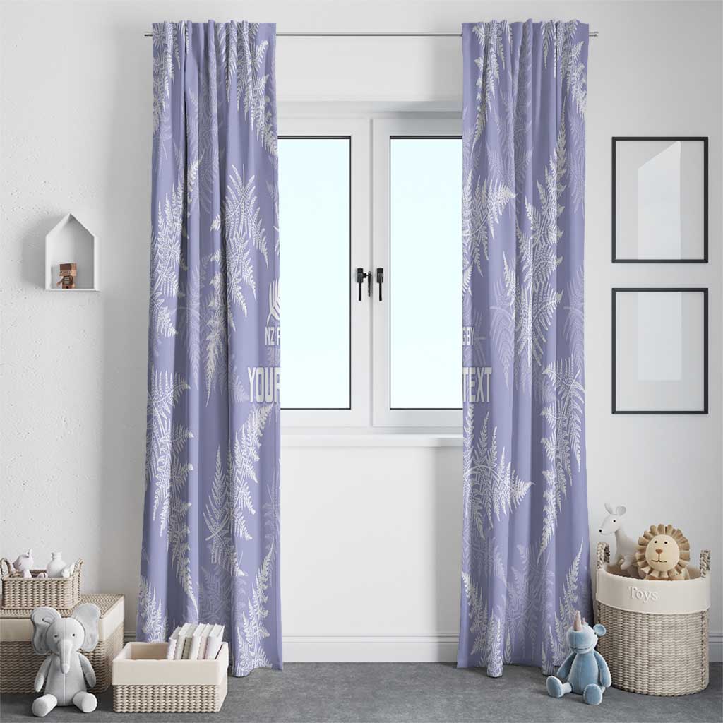 New Zealand Silver Fern Rugby Custom Window Curtain Go Aotearoa Champions Purple Version - Aussie Hoodie