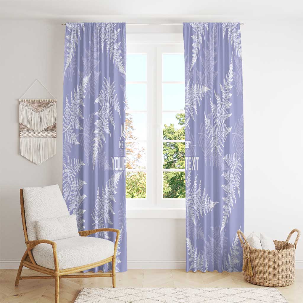 New Zealand Silver Fern Rugby Custom Window Curtain Go Aotearoa Champions Purple Version - Aussie Hoodie