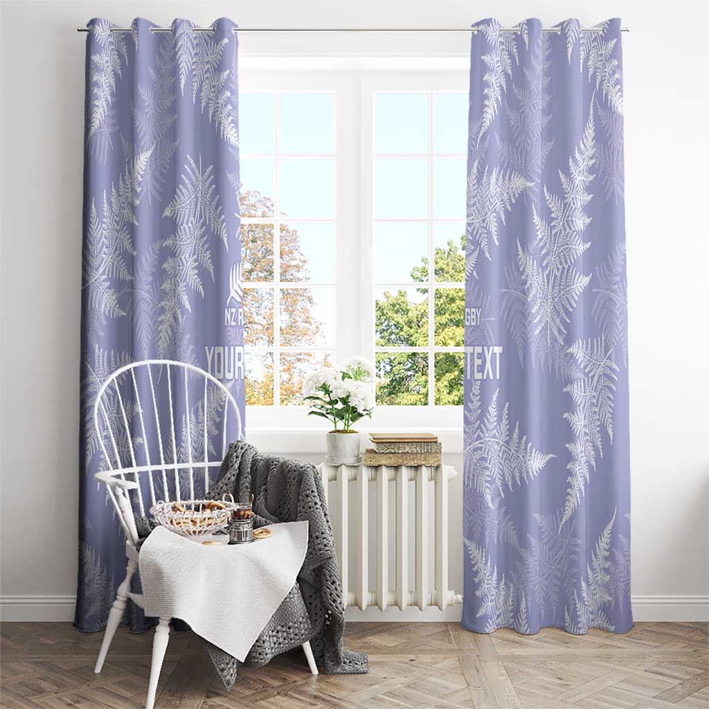 New Zealand Silver Fern Rugby Custom Window Curtain Go Aotearoa Champions Purple Version - Aussie Hoodie