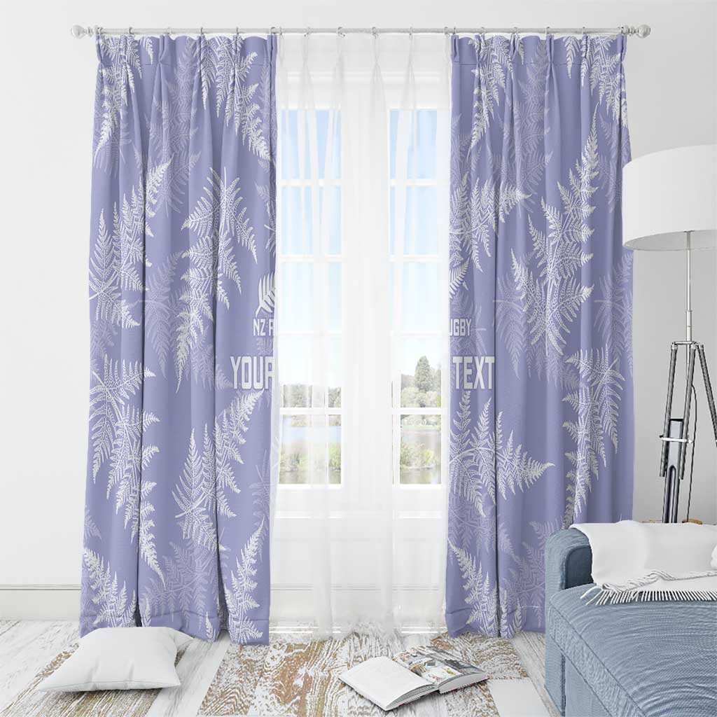 New Zealand Silver Fern Rugby Custom Window Curtain Go Aotearoa Champions Purple Version - Aussie Hoodie