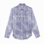 New Zealand Silver Fern Rugby Custom Women Casual Shirt Go Aotearoa Champions Purple Version - Aussie Hoodie