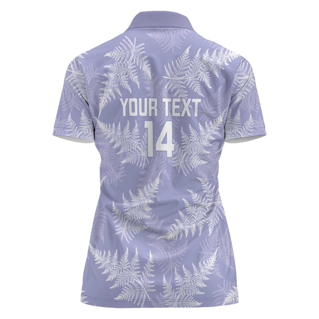 New Zealand Silver Fern Rugby Custom Women Polo Shirt Go Aotearoa Champions Purple Version - Aussie Hoodie