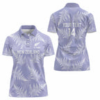New Zealand Silver Fern Rugby Custom Women Polo Shirt Go Aotearoa Champions Purple Version - Aussie Hoodie