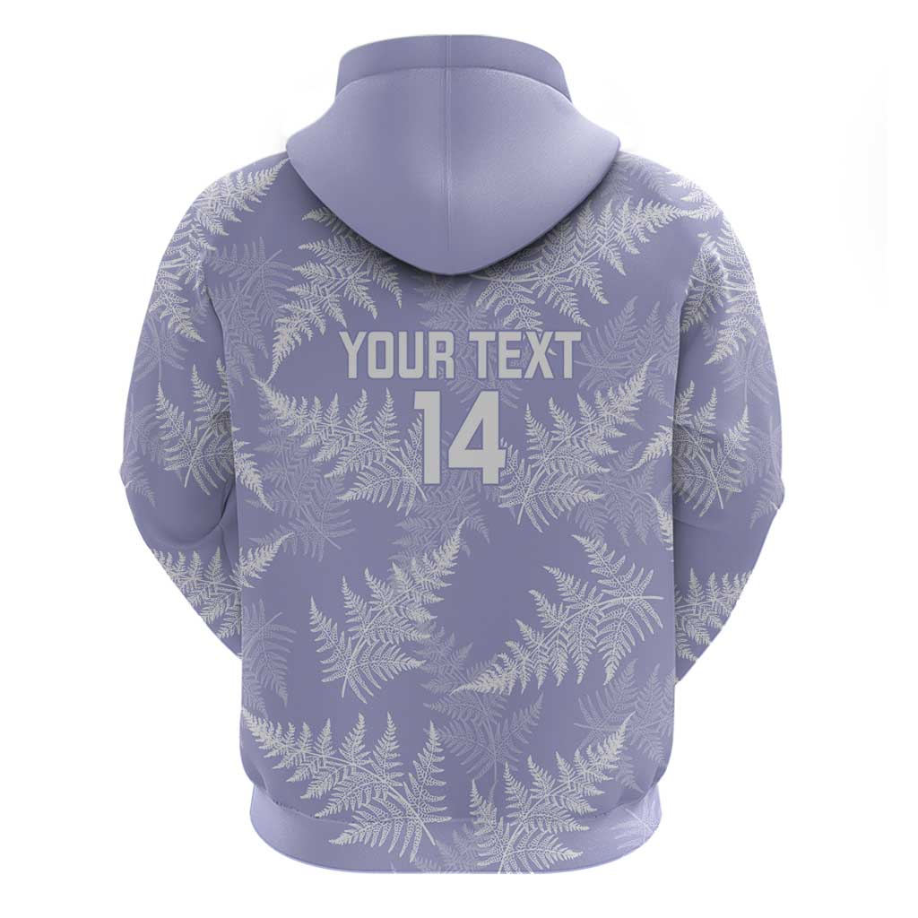 New Zealand Silver Fern Rugby Custom Zip Hoodie Go Aotearoa Champions Purple Version - Aussie Hoodie